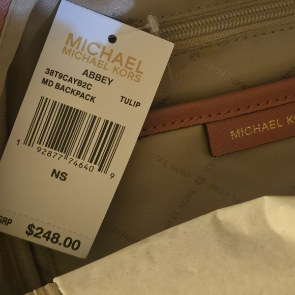 Michael Kors Pink Floral Backpack main image 5
